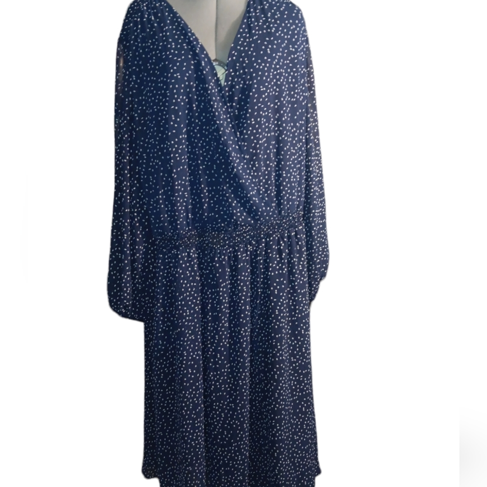 Bloomchic Navy Printed Dress Size 30